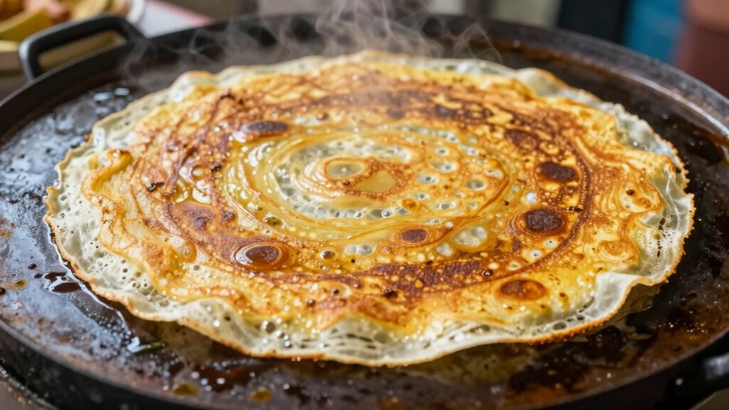 adjust batter heat and grease