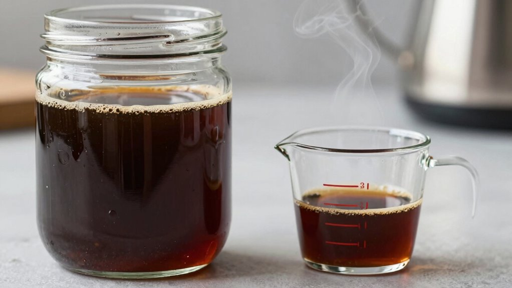 adjust coffee water ratio