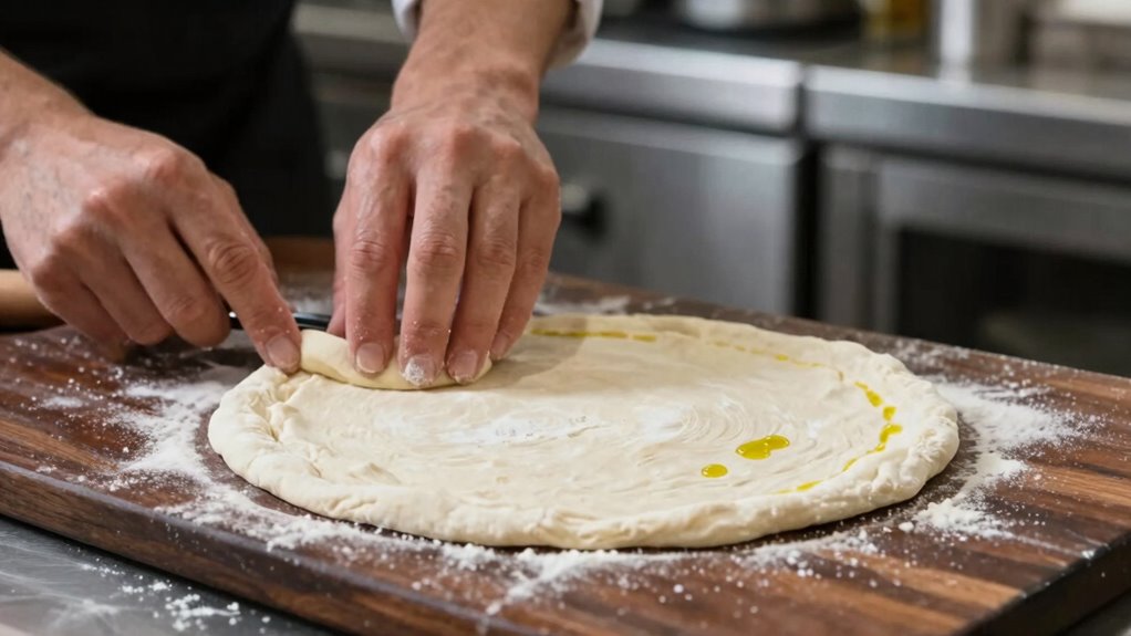 adjust dough peel technique