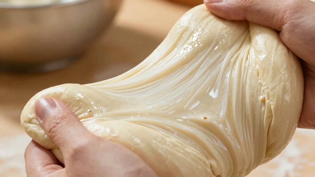 adjust hydration and kneading