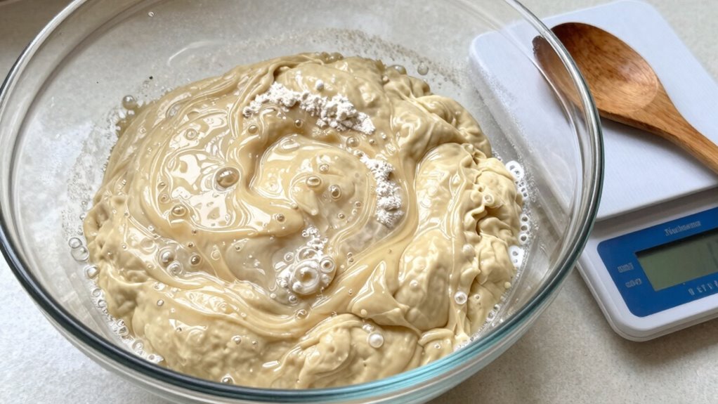 adjust hydration for optimal crust