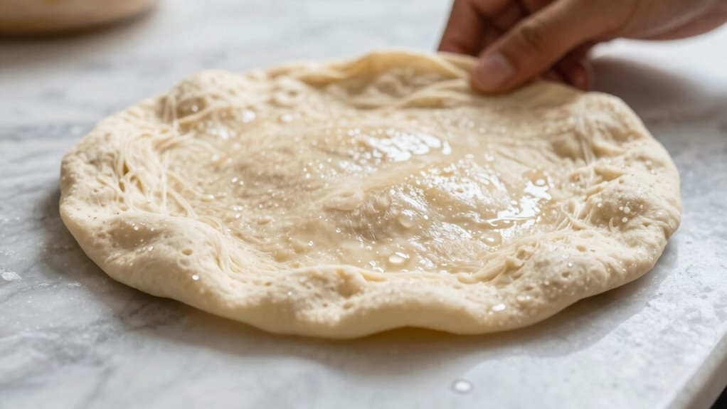 adjust hydration for perfect dough