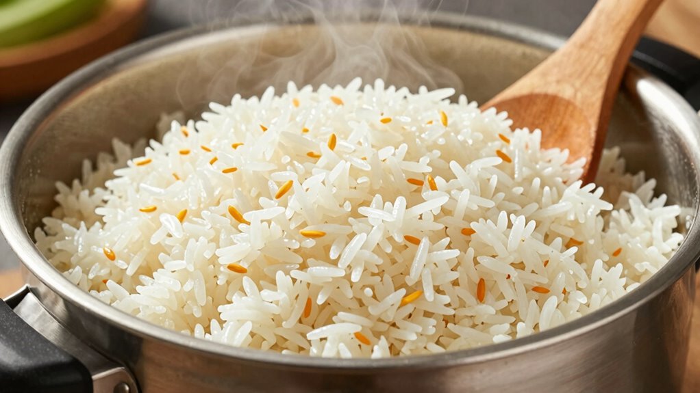 adjust water and cooking time