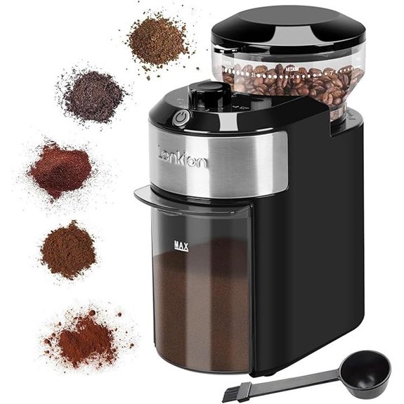 Lonkion Burr Coffee Grinder with 28 Settings