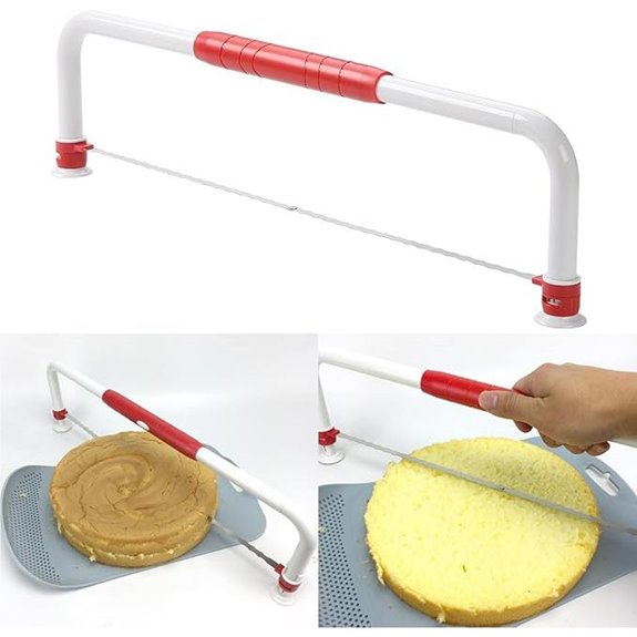 XL Adjustable Cake Layer Slicer and Leveler