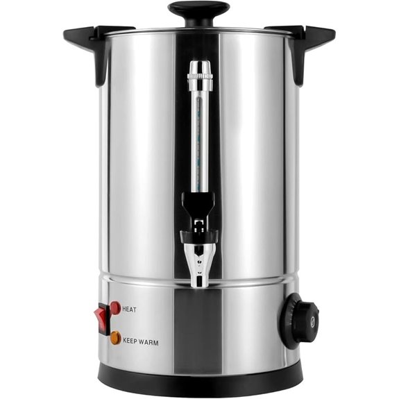 Commercial Coffee Urn with Adjustable Temperature