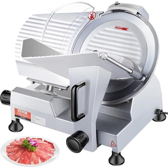 VEVOR Commercial Meat Slicer with Adjustable Thickness