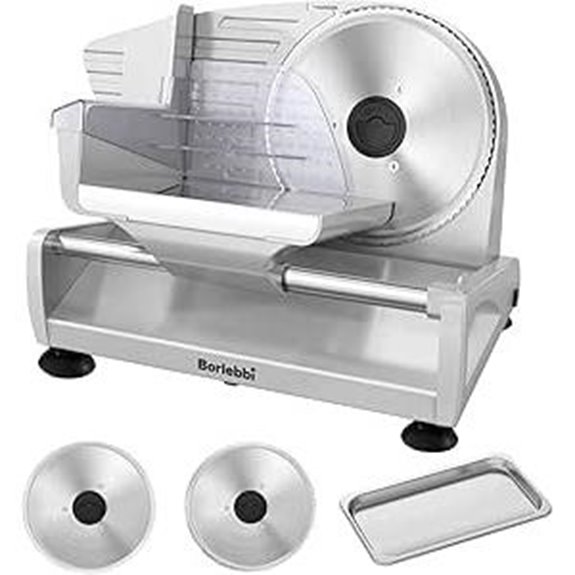 Electric Meat Slicer with Adjustable Blade Thickness