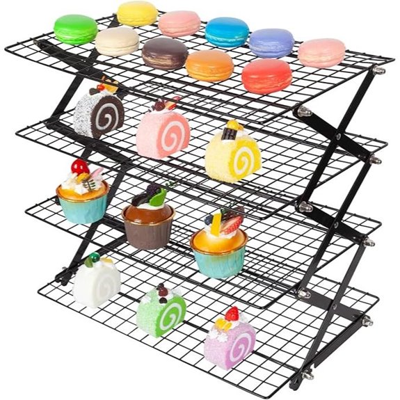 PowerKing Collapsible 4-Tier Cooling Rack