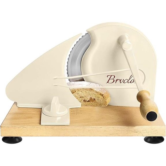 Manual Bread Slicer with Adjustable Thickness and Suction