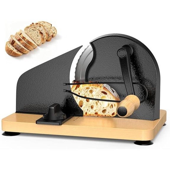 Upgraded Manual Bread Slicer with Adjustable Thickness