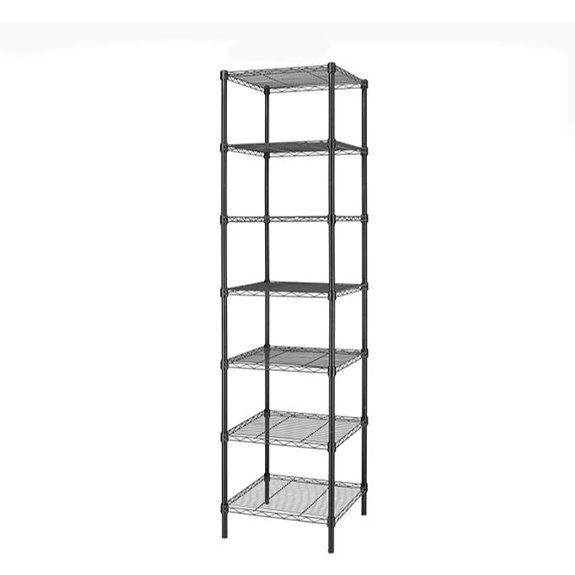 Finnhomy 7-Tier Adjustable Metal Storage Shelving