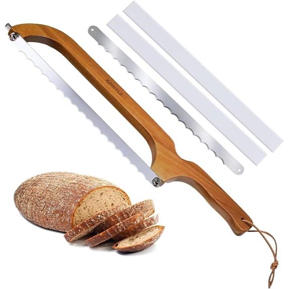 Sourdough Bread Knife 16 Adjustable Serrated Cutter