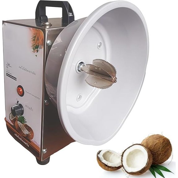 Electric Coconut Grater with Adjustable Speed