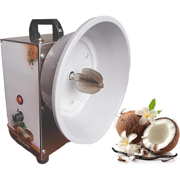 Electric Coconut Grater with Adjustable Speeds
