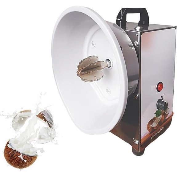 Vertical Electric Coconut Shredder with Adjustable Speed