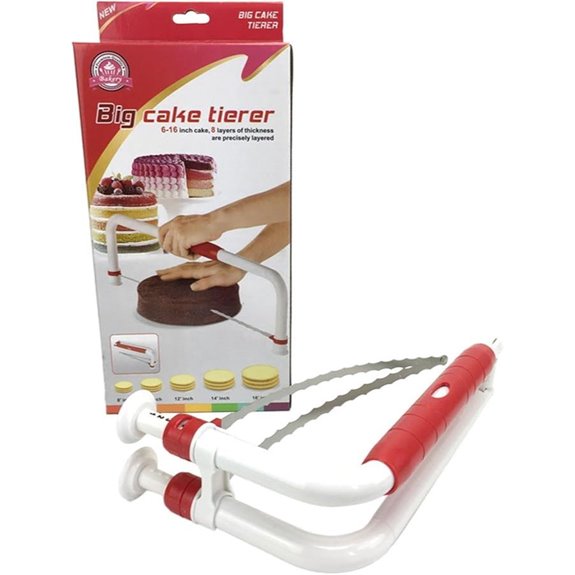 Adjustable Stainless Steel Cake Leveler and Slicer