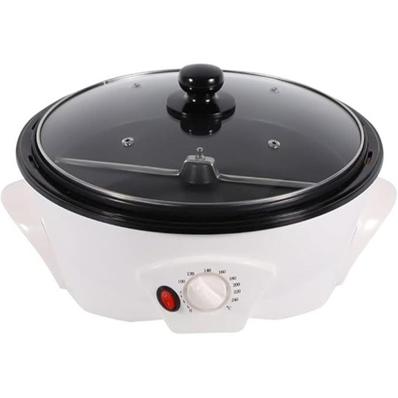 Electric Coffee Roaster with Adjustable Temp