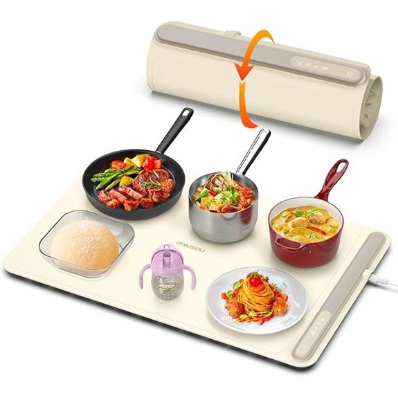 Electric Warming Tray with Adjustable Temperature