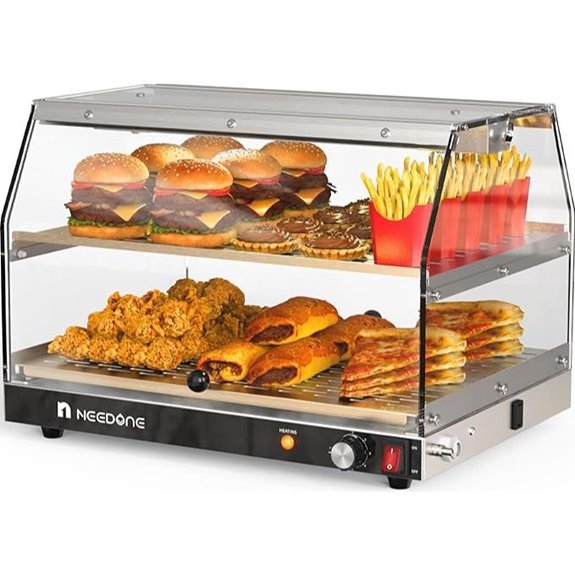 NEEDONE Commercial Food Warmer with Adjustable Temperature