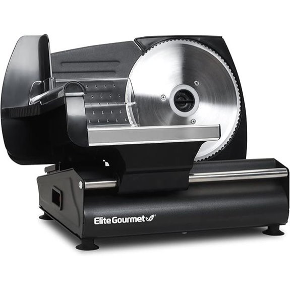Elite Gourmet Meat Slicer with Adjustable Thickness