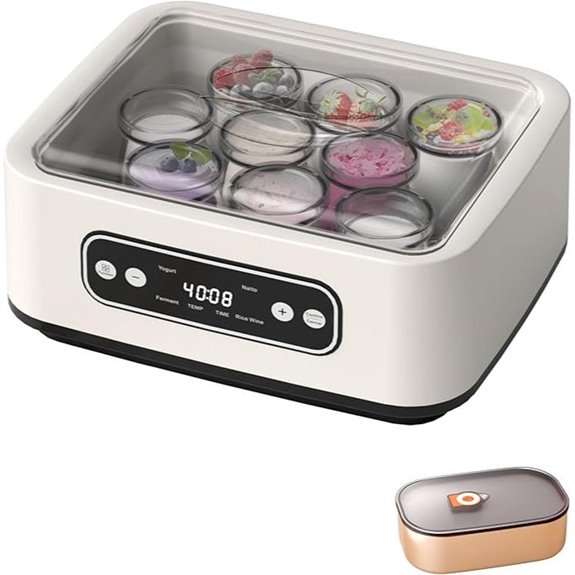 Adjustable Yogurt Maker Machine (1600ML 99-Hour Timer)