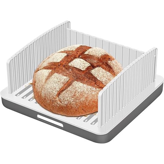 Adjustable Widen Bread Slicer with Crumb Tray