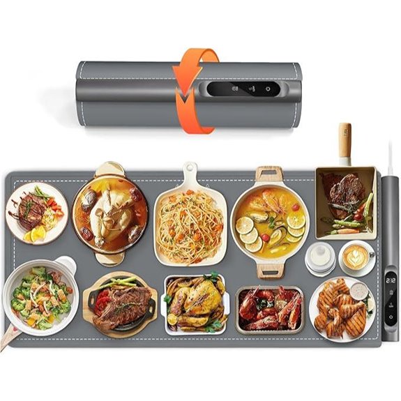 Graphene Warming Mat for Food XXL Adjustable Temp