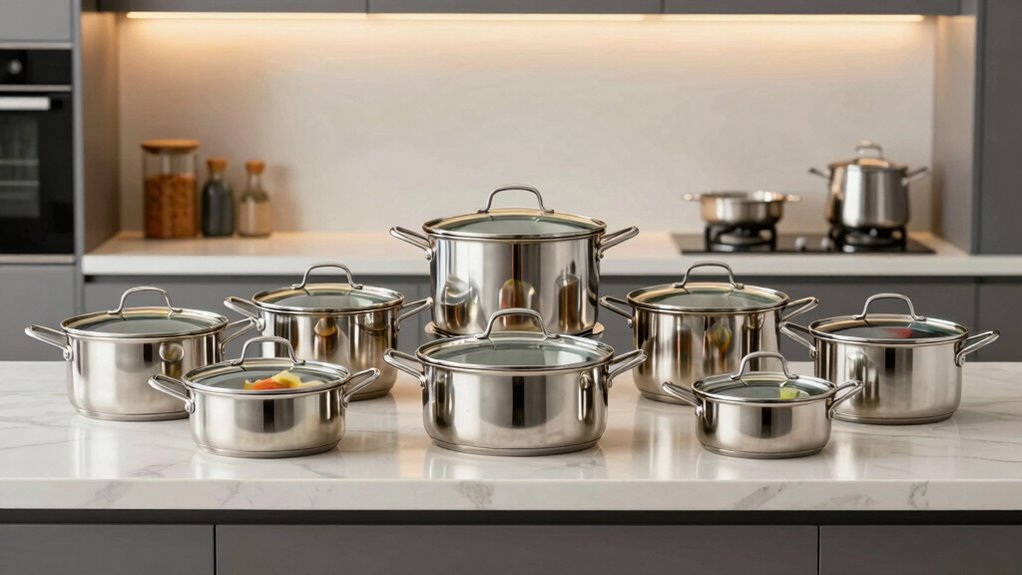 affordable tri ply cookware sets