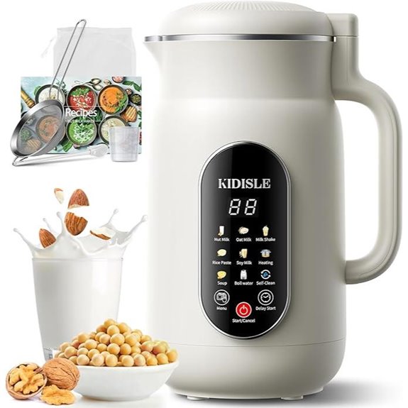 Nut Milk Maker & Soup Blender with Heating & Self-Clean