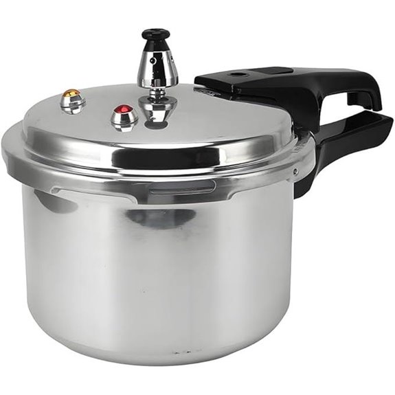 Aluminum 3 Quart Pressure Cooker for Gas Stoves