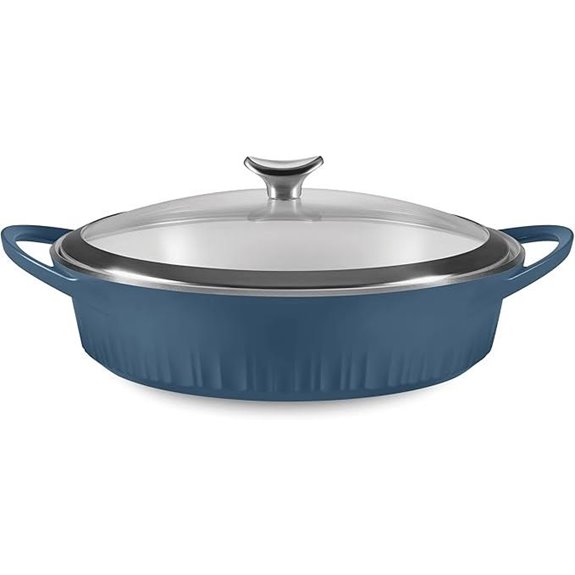 CorningWare QuickHeat 4-QT Aluminum Braiser with Lid