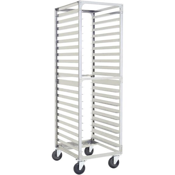 20 Pan Aluminum Commercial Speed Rack with Casters
