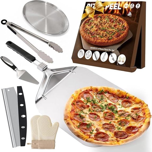 Aluminum Pizza Peel Kit with Accessories (12x14)