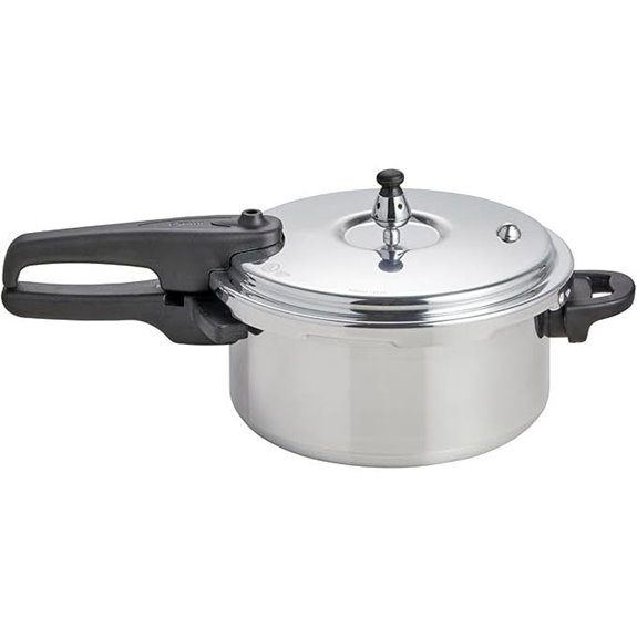 IMUSA 4.2 Qt Aluminum Pressure Cooker with Safety