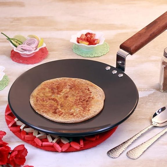 Wonderchef Aluminum Tawa for Roti Naan Paratha 28cm