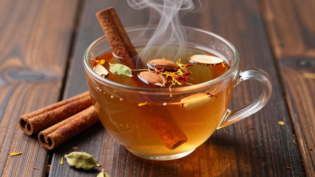 aromatic kashmiri spice tea