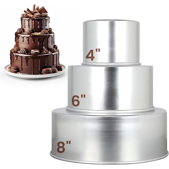 Aunt Shannon's Tall Round Cake Pans (Set of 3)