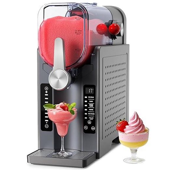 Soft Serve Slushie Machine with Presets and LED Display
