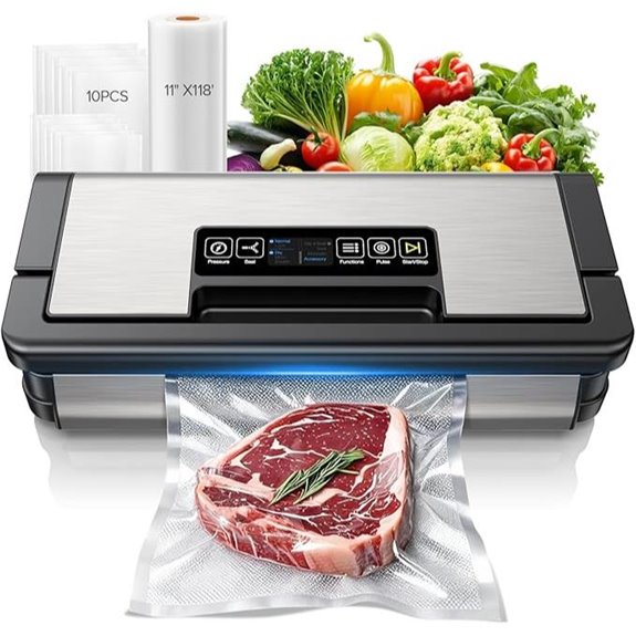 95kPa Automatic Vacuum Sealer with Touch Display