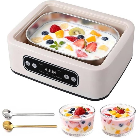 Yogurt Maker with Timer and Auto Shut-off