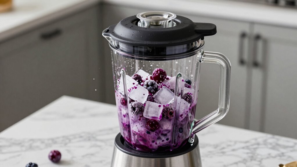 avoid blending frozen items