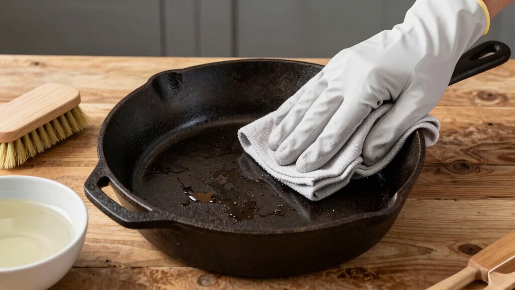 avoid harsh cleaning techniques