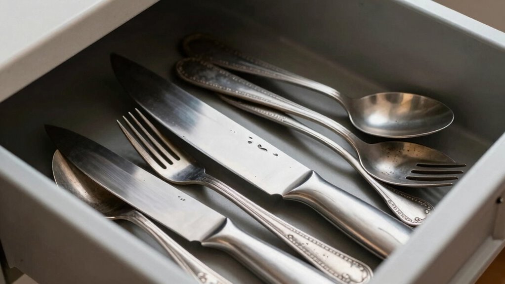 avoid metal utensil contact