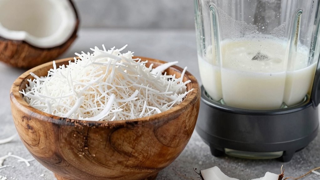 avoid overblending coconut milk