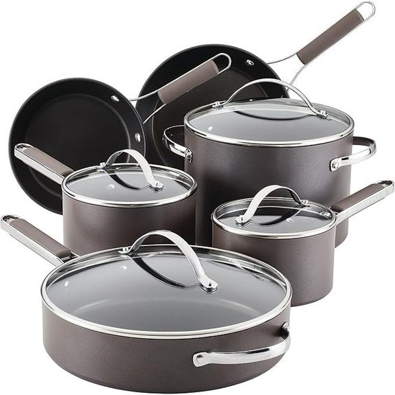 Ayesha Curry Nonstick Cookware Set 10 Pieces