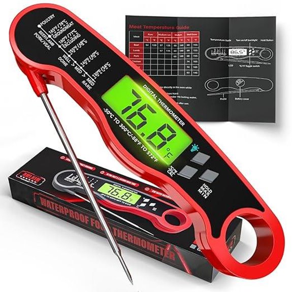 Digital Meat Thermometer with Backlight