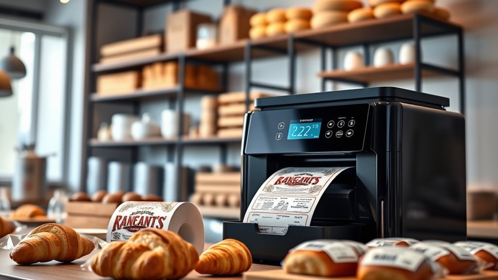 bakery label printer selection