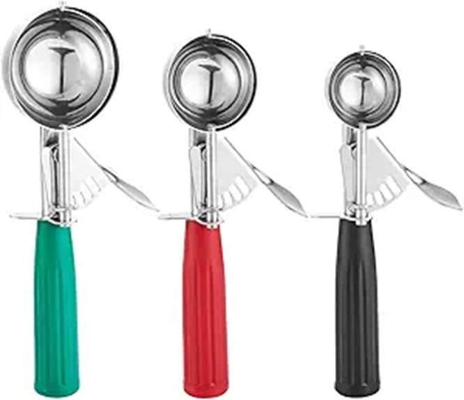 Cookie Scoop Set for Baking and Ice Cream