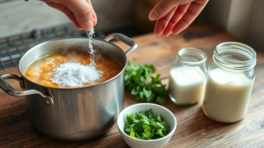 balance saltiness with acidity